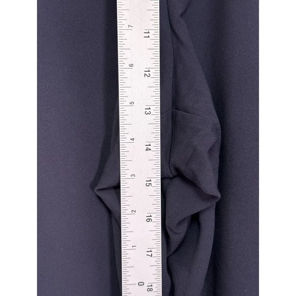 OSKA Pants 5 Womens Blue Pull On Stretch Waist Woven
